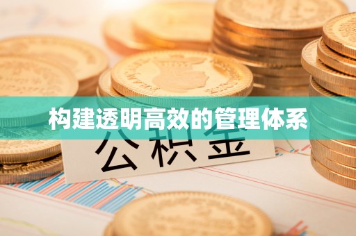 新港构建透明高效的管理体系